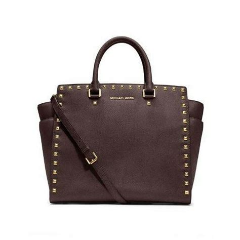 michael kors bag from coffee|Michael Kors Selma North South Large Stud Satchel Coffee.